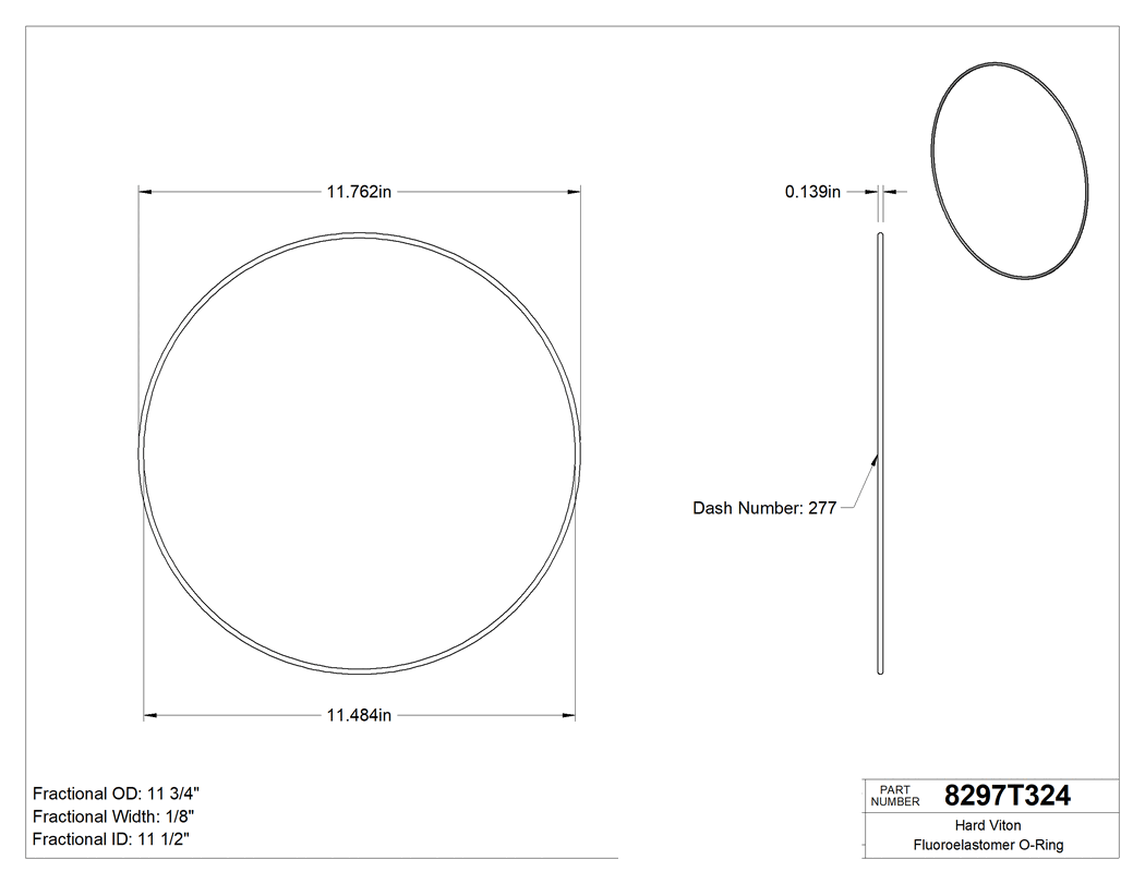 Technical drawing - 8297T324